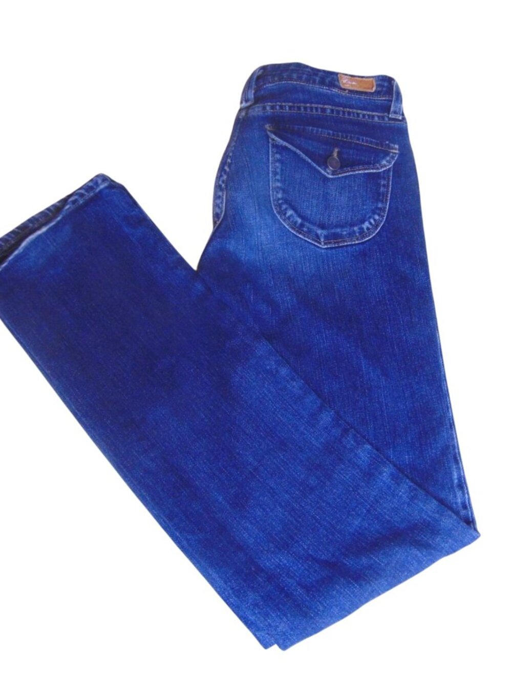 Paige Pico Bootcut Jeans Women’s 29 — Made in USA Premium Denim, Flap Pockets